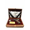 Image 8 : DWM P-08 1920 Luger semi-automatic pistol in  wooden display case, 9mm caliber, Serial  #72269.  The