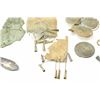 Image 10 : Lot of authentic ancient Bronze Age  artifacts, dagger, decorations, jewelry and  other items.  The 