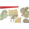 Image 1 : Lot of authentic ancient Bronze Age  artifacts, dagger, decorations, jewelry and  other items.  The 