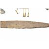 Image 3 : Lot of authentic ancient Bronze Age  artifacts, dagger, decorations, jewelry and  other items.  The 