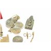 Image 8 : Lot of authentic ancient Bronze Age  artifacts, dagger, decorations, jewelry and  other items.  The 