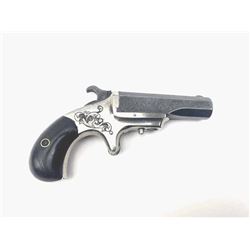 A Scarce Engraved Marlin .41 Caliber Derringer with Rosewood Grips. Serial Number 1588. 41 rimfire