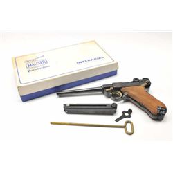 Oberndorf Mauser American Eagle Luger semi-automatic pistol, .30 caliber, Serial #10.005243. This