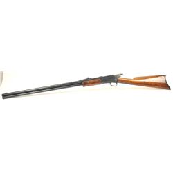 Colt Lightning Magazine fed pump action rifle in .44-40 caliber with round barrel and early “open