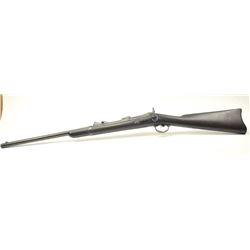 Springfield U.S. Model 1873 Trapdoor saddle ring carbine, .45-70 caliber, Serial #182485*. The ca