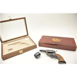 Colt Sheriff’s Model SAA revolver, .44 Special caliber, Serial #SA40491. The pistol is as new in