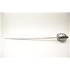 Image 1 : Authentic Scottish basket hilt sword with  running wolf mark on the blade circa 18th to  early 19th 