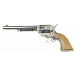 Colt SAA 2nd Generation Revolver in .45 Colt caliber with a 7 ½” barrel, blue and case colored, an