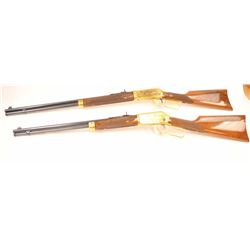 Winchester Matched 1 of 1,000 set with hard wood display case. The lot includes a Winchester Mode