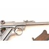Image 7 : 1918 dated DWM Artillery Luger semi-automatic  pistol, 9mm caliber, Serial #4108.  The  pistol is in
