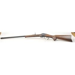 Shilo-Sharps Model 1874 single shot rifle, .45-70 caliber, Serial #B546. The rifle is in fine to