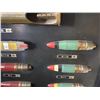 Image 3 : U.S. Ordnance Instructional board featuring  cut-a-way 40mm artillery rounds.  The board  spans WWII