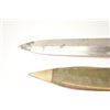 Image 7 : Classic and large spear point Bowie knife  marked, “Joseph Hawksley’s Celebrated” with  semi-coffin 