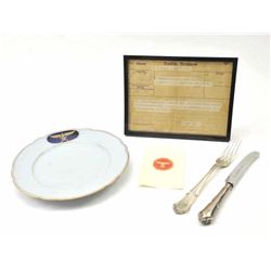 Lot of authentic WWII items formerly property of Hermann Goring, Reichsmarschall of Germany. The