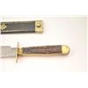 Image 3 : Fine Civil War era spear point Bowie knife by  “Crookes & Clark” with a 9 ¼” blade of thick  stock a
