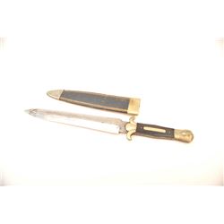 Spear point Bowie knife marked, “Wilson Swift, Broad Street, Sheffield”, with the “DCL” trademark