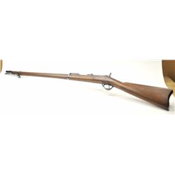 U.S. Springfield Model 1884 trapdoor rifle, .45-70 caliber, Serial #478344. The rifle is in excel