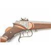 Image 8 : Fine Pre-War Single Shot falling block target  pistol marked Buchel original “Tell”  (Model). Adjust