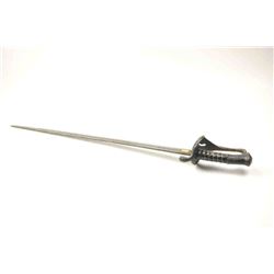 Confederate foot Officer's sword with C.S. in guard. 36" overall. 30" blade showing pitting, erosi