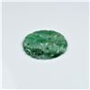 Image 1 : Wonderful Rare Carved Apple Green and White  Jade Piece with G.I.A. Certified Vintage  Natural Jade 