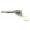 Image 1 : Colt SAA Revolver in .38-40 caliber with a 7  ½” barrel, blue and case hardened finish, and  carved