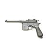 Image 1 : Mauser model 1896 Semi-Auto pistol in .30  caliber showing old re-blued finish, S/N  170131. No impo
