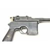 Image 3 : Mauser model 1896 Semi-Auto pistol in .30  caliber showing old re-blued finish, S/N  170131. No impo