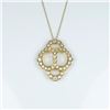 Image 1 : Brilliant Extra Fine Vintage Diamond Pendant  featuring 36 ‘IDEAL’ cut Diamonds weighing  approx. 1.