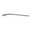Image 1 : Fancy Half stock Percussion plains rifle with  German silver engraved patch box and  decorated mount