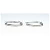 Image 3 : Dazzling Hoop Diamond Earrings micro set with  44 ‘IDEAL’ cut Diamonds weighing approx.  0.50 carats