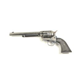 Colt SAA Revolver in .44-40 caliber with a 7 ½” barrel, blue and case colored finish, and hard rub