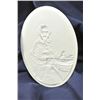 Image 3 : Oval lithophane of Samuel Colt from the 19th  century considered 1 of the earliest pieces  of Colt m