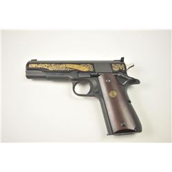 Colt “Ace” .22 caliber semi-automatic pistol Signature series 1981 with gold ornamentation and pre