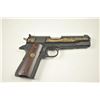 Image 2 : Colt “Ace” .22 caliber semi-automatic pistol  Signature series 1981 with gold ornamentation  and pre