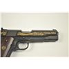 Image 8 : Colt “Ace” .22 caliber semi-automatic pistol  Signature series 1981 with gold ornamentation  and pre