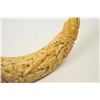 Image 5 : 18th century carved ivory powder flask  attributed to Deop.  The flask measures 10 ½”  overall, magn