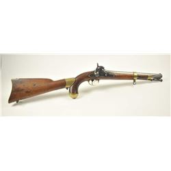 Springfield Model 1855 pistol carbine with stock, #13 with tag from the Charles DuPont collection