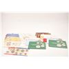 Image 1 : Lot of uncirculated U.S. coin sets.   1985-1994 in packs from P&D mints, 19 in  total.  Great for st