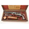 Image 12 : Colt 1851 London Navy .36 caliber percussion  revolver, factory engraved in the original  case, Seri