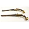 Image 10 : Magnificent pair of 18th century European  royal quality flintlock horseman’s size  pistols with ric