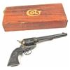 Image 1 : Colt 3rd Generation SAA revolver in .357  magnum caliber with a 7 ½” barrel, blue and  case color fi