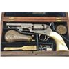 Image 11 : Colt 1849 Pocket Model Percussion revolver in  .31 caliber showing fully and finely deluxe  engravin