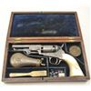 Image 1 : Colt 1849 Pocket Model Percussion revolver in  .31 caliber showing fully and finely deluxe  engravin