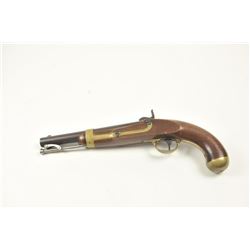 U.S. Model 1847 U.S. Martial, .54 caliber  percussion pistol by H. Aston dated 1851.  In  good to ve