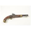 Image 2 : U.S. Model 1847 U.S. Martial, .54 caliber  percussion pistol by H. Aston dated 1851.  In  good to ve