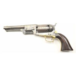 Colt 2nd Model Dragoon New Hampshire marked  percussion revolver, .44 caliber, Serial  #10257.   Col