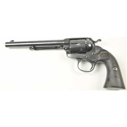 Colt “Bisley Model” single Action Army  revolver in .32-20 caliber with a 7 ½”  barrel, re-blued fin