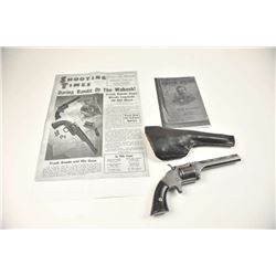 Smith & Wesson #2 Model, .32 rimfire caliber,  SA revolver with a period holster, Serial  #9676.  In