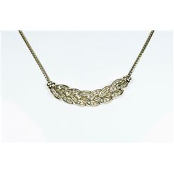 Dazzling Custom Diamond Necklace featuring 54 channel set ‘IDEAL’ cut Diamonds weighing approx. 1.