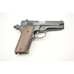 Smith & Wesson 59 Double Action Semi-Auto pistol in 9mm with custom wood grips and detective’s (Ma
